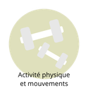 Illustration représentant l'activité physique pouvant contribuer au bon fonctionnement du système digestif.