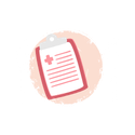 Illustration représentant une assiette et une croix médicale, symbolisant un accompagnement nutritionnel adapté à différentes pathologies.
