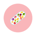 Illustration représentant l'adaptation des apports alimentaires aux besoins nutritionnels spécifiques.